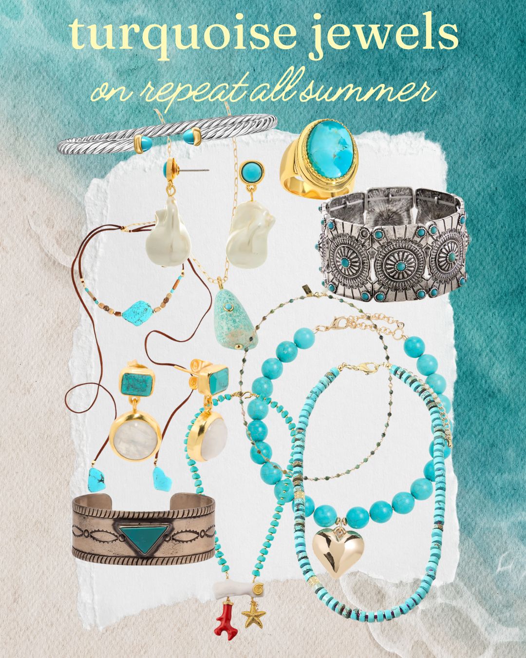 sunday kind of love: turquoise for summer